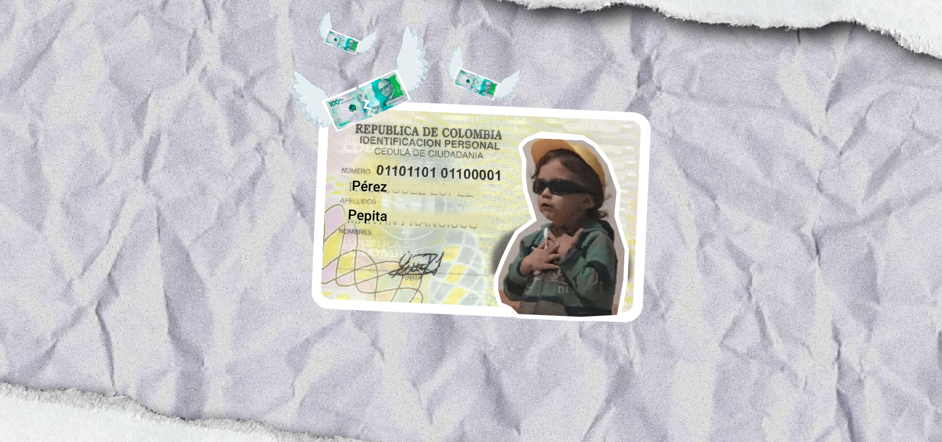 ¿Si doy mi cédula pa' que me pasen plata me pueden robar?